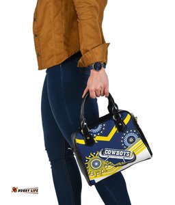 Proud Cowboys Shoulder Handbag Indigenous North Queensland