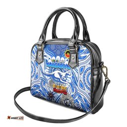 North Melbourne Kangaroos NAIDOC Week 2024 Shoulder Handbag Mascot Football DT02