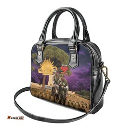 Australia ANZAC Day Shoulder Handbag Lonesome Pine Australian Army With Donkey