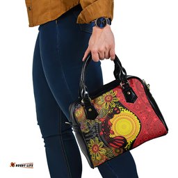 Platypus Aboriginal Art Style Shoulder Handbag