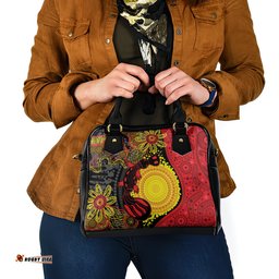 Platypus Aboriginal Art Style Shoulder Handbag