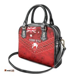 Custom Swans Football Shoulder Handbag ANZAC Lest We Forget