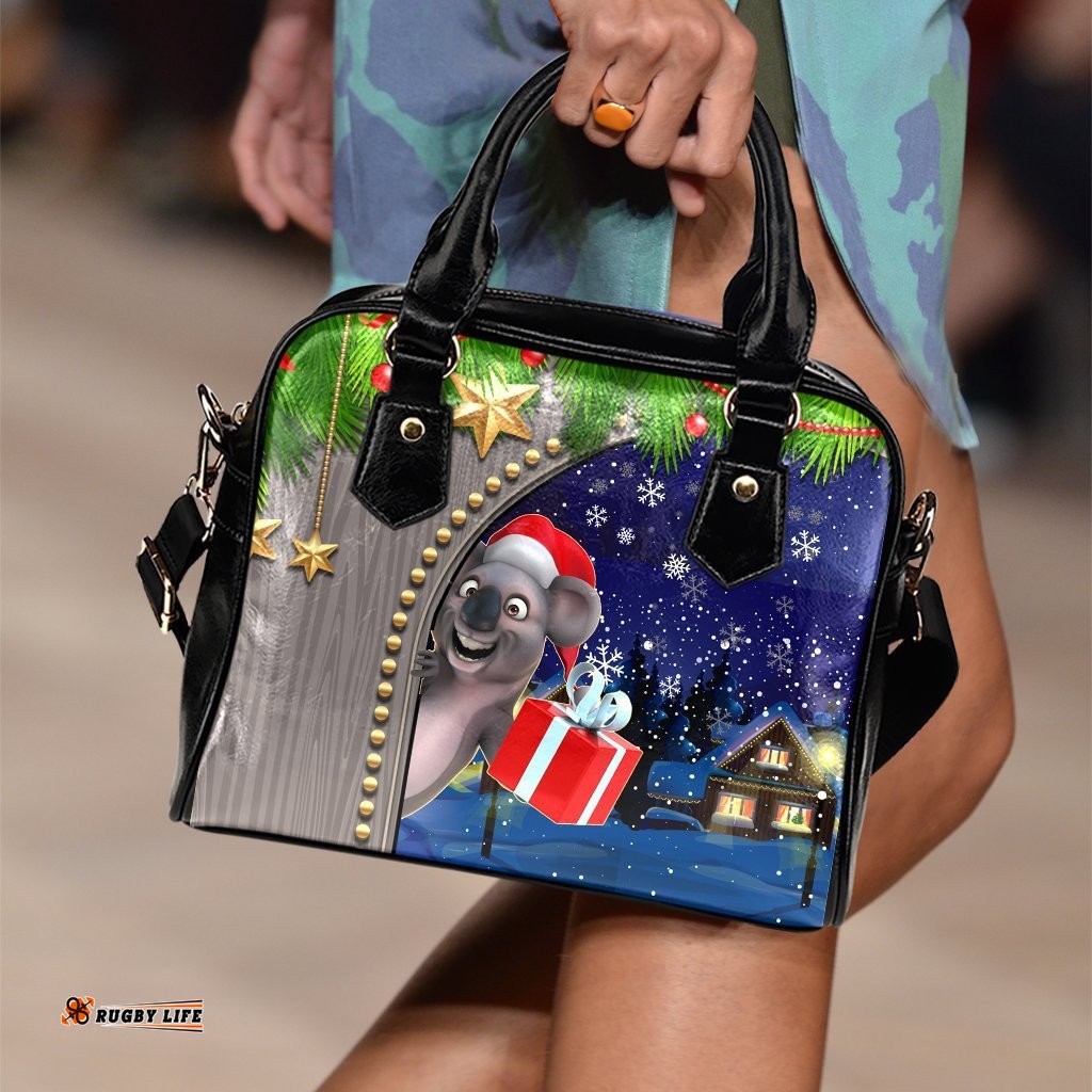 Christmas Shoulder Handbag - Fun Koala Christmas-