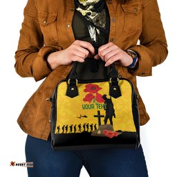 Australia Socceroos Soccer ANZAC Custom Shoulder Handbag Gallipoli Soldier With Camouflage Art