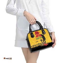 Australia Socceroos Soccer ANZAC Custom Shoulder Handbag Gallipoli Soldier With Camouflage Art