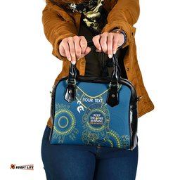 Custom NRL Eels NAIDOC Week Shoulder Handbag Keep The Fire Burning Indigenous Art