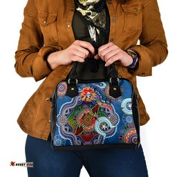 Personalised Knights NAIDOC Week 2024 Shoulder Handbag Australia Aboriginal Dot Painting DT02