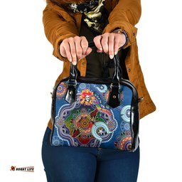 Personalised Knights NAIDOC Week 2024 Shoulder Handbag Australia Aboriginal Dot Painting DT02