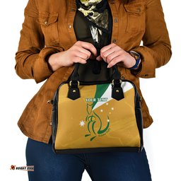 Custom Australia Rugby Shoulder Handbag 2024 Wallabies Grunge Style
