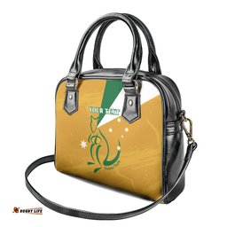 Custom Australia Rugby Shoulder Handbag 2024 Wallabies Grunge Style