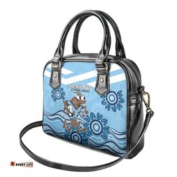 Custom NSW Blues Cockroach Blooded Aboriginal Inspired Shoulder Handbag