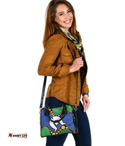 Aboriginal Shoulder Handbag with Torres Strait Islands Symbol