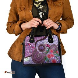Personalised Australia NAIDOC 2024 Shoulder Handbag Keep the Fire Burning Hakea Flowers