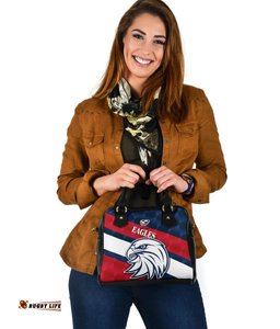USA Rugby Shoulder Handbag Eagles Sporty Style