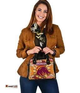 Brisbane Shoulder Handbag Broncos Indigenous Warm Vibes