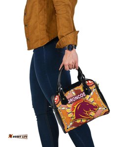 Brisbane Shoulder Handbag Broncos Indigenous Warm Vibes