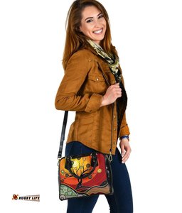 Shoulder Handbag - Australian Aboriginal Tree