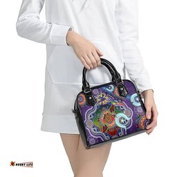 Personalised Storm NAIDOC Week 2024 Shoulder Handbag Australia Aboriginal Dot Painting DT02