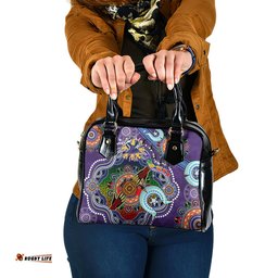 Personalised Storm NAIDOC Week 2024 Shoulder Handbag Australia Aboriginal Dot Painting DT02