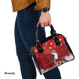 Australia Christmas Shoulder Handbag Aussie Kookaburra Santa Merry Xmas