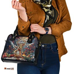 Kangaroo Chef Christmas in July Shoulder Handbag