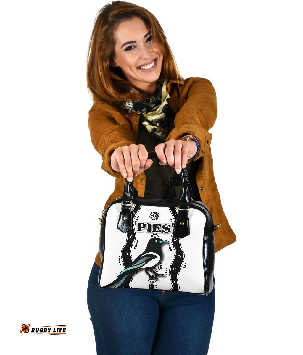 Collingwood Shoulder Handbag Pies Indigenous - White