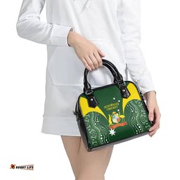 Australia Cricket Shoulder Handbag 2024 World Cup Go Aussie - Green Version