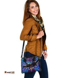 Aboriginal Shoulder Handbag - Indigenous Platypus