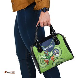 Custom NRL Raiders NAIDOC Week Shoulder Handbag Keep The Fire Burning Indigenous Art