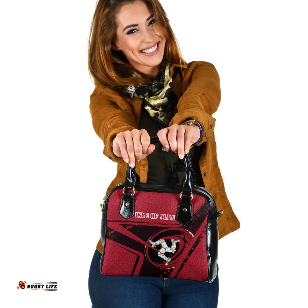 Isle Of Man Rugby Shoulder Handbag - Isle Of Man Rugby