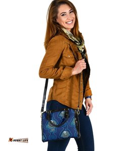 Shoulder Handbag - Indigenous Turtle Patterns