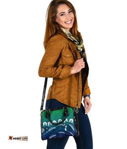 Torres Strait Islands Shoulder Handbag - Blue