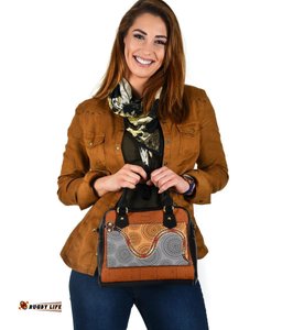 Shoulder Handbag - Indigenous Snake
