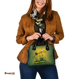 Cricket Shoulder Handbag - Australian Cricket National Color