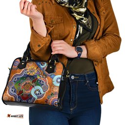 Personalised Tigers NAIDOC Week 2024 Shoulder Handbag Australia Aboriginal Dot Painting DT02