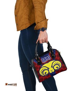Adelaide Shoulder Handbag Rams Merino Original - Red