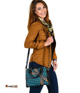 Shoulder Handbag - Indigenous Dragonfly
