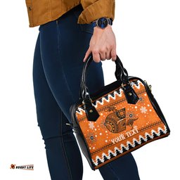 Custom Giants Football Shoulder Handbag Christmas Vibe 2023