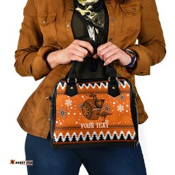 Custom Giants Football Shoulder Handbag Christmas Vibe 2023