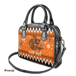 Custom Giants Football Shoulder Handbag Christmas Vibe 2023