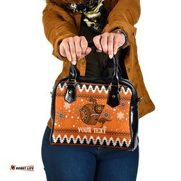 Custom Giants Football Shoulder Handbag Christmas Vibe 2023