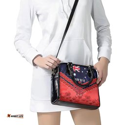 Custom Demons Football Shoulder Handbag ANZAC Lest We Forget