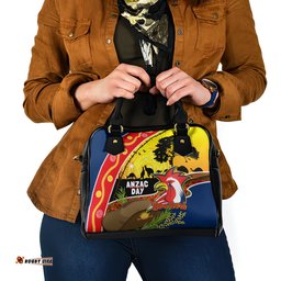 Roosters ANZAC Day Shoulder Handbag Rosemary Starring Night Style