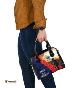 Anzac Lest We Forget Shoulder Handbag - All Gave Some, Some Gave All