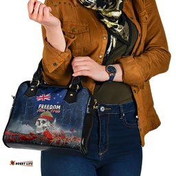 New Zealand ANZAC Day Shoulder Handbag Freedom Ain't Free
