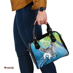 Vivid Kookaburra NAIDOC 2024 Shoulder Handbag Aboriginal Art Style