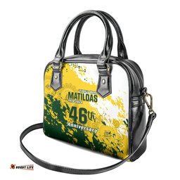 Australia Soccer Shoulder Handbag Til Its Done Matildas 2024 Happy 46th Anniversary