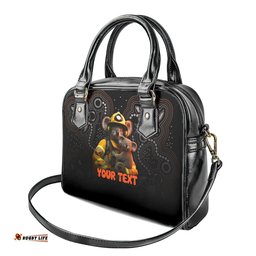 Personalised Paws For Australia Shoulder Handbag Bushfire Awareness Indigenous Aboriginal