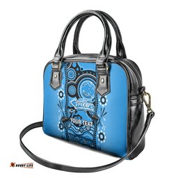 Custom Adelaide Strikers Cricket Shoulder Handbag Happy Australia Day Aboriginal Art