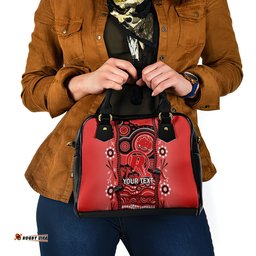Custom Melbourne Renegades Cricket Shoulder Handbag Happy Australia Day Aboriginal Art